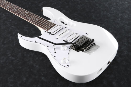 Ibanez JEM Jr. Steve Vai Signature 6-String Electric Guitar, Lefty, White (JEMJRLWH), Left Handed
