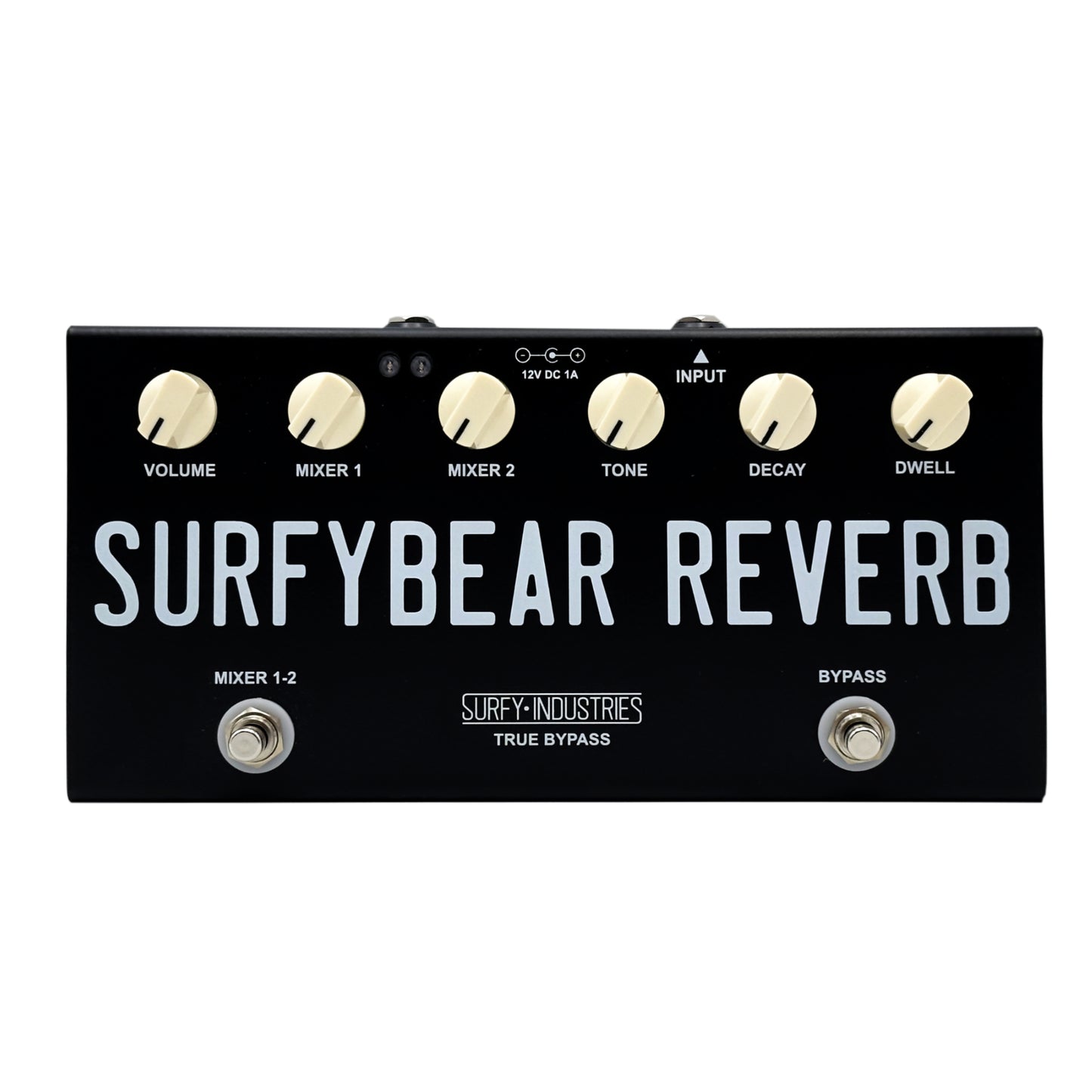 Surfy Industries SurfyBear Compact Spring Reverb Unit - Black (V1.1)