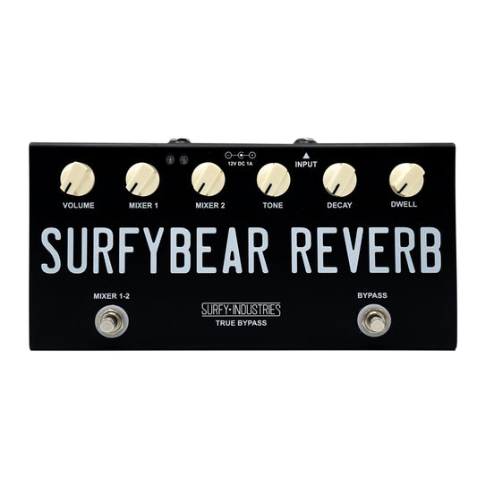 Surfy Industries SurfyBear Compact Spring Reverb Unit - Black (V1.1)