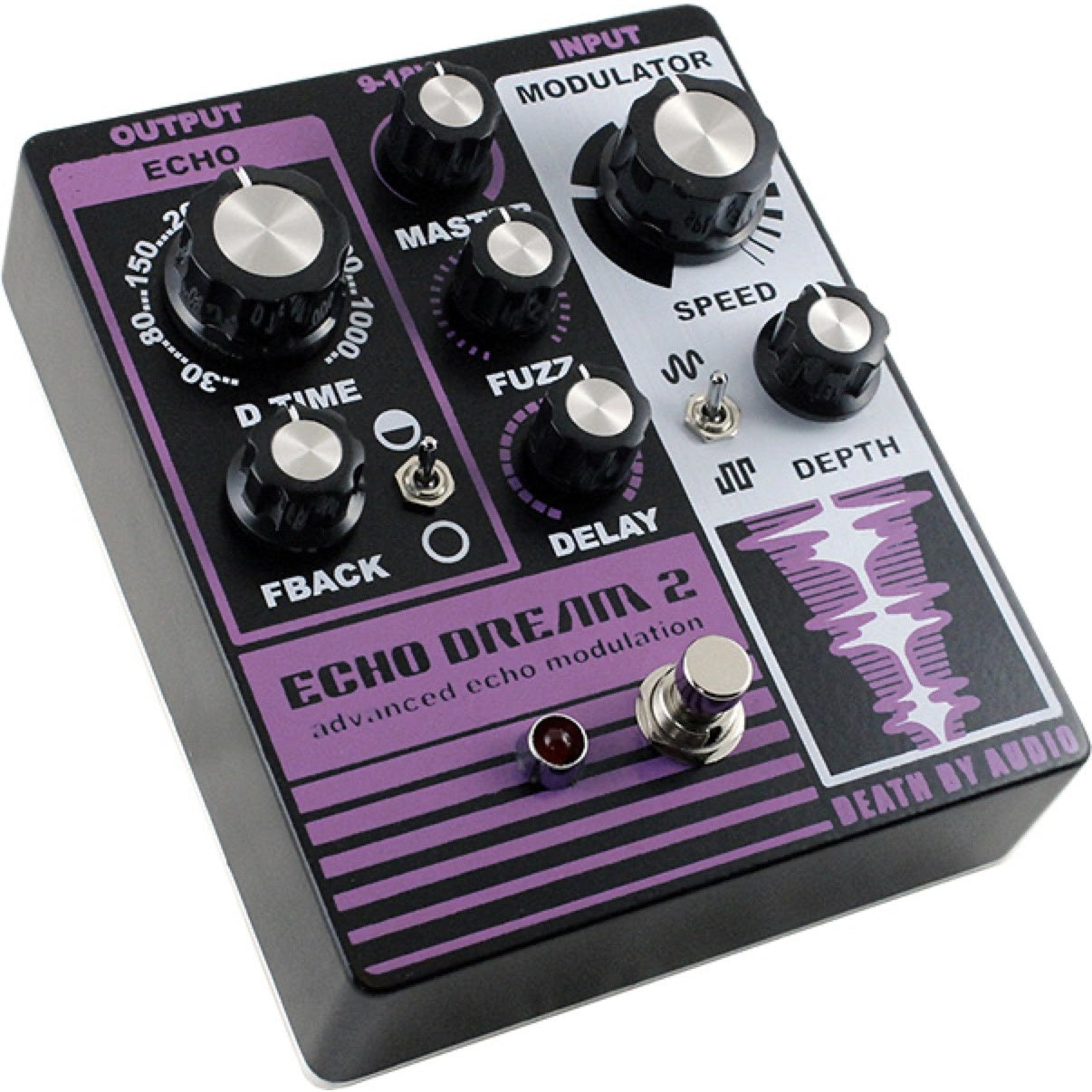 delay pedal with modulation Death by Audio Echo Dream 2