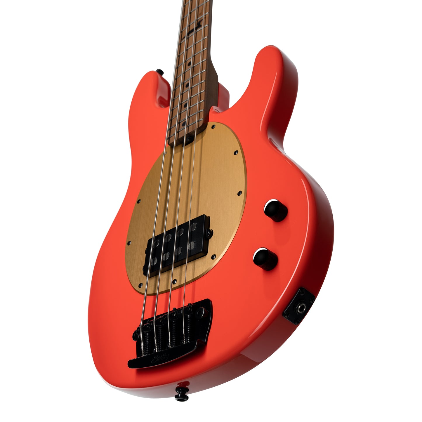Sterling By Music Man Pete Wentz Signature StingRay Bass Guitar - Fiesta Red