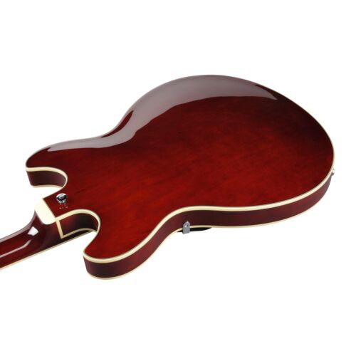 Ibanez AS 73FM Artcore 6-String Hollow-Body Electric Guitar, Transparent Indigo Fade (TIF)