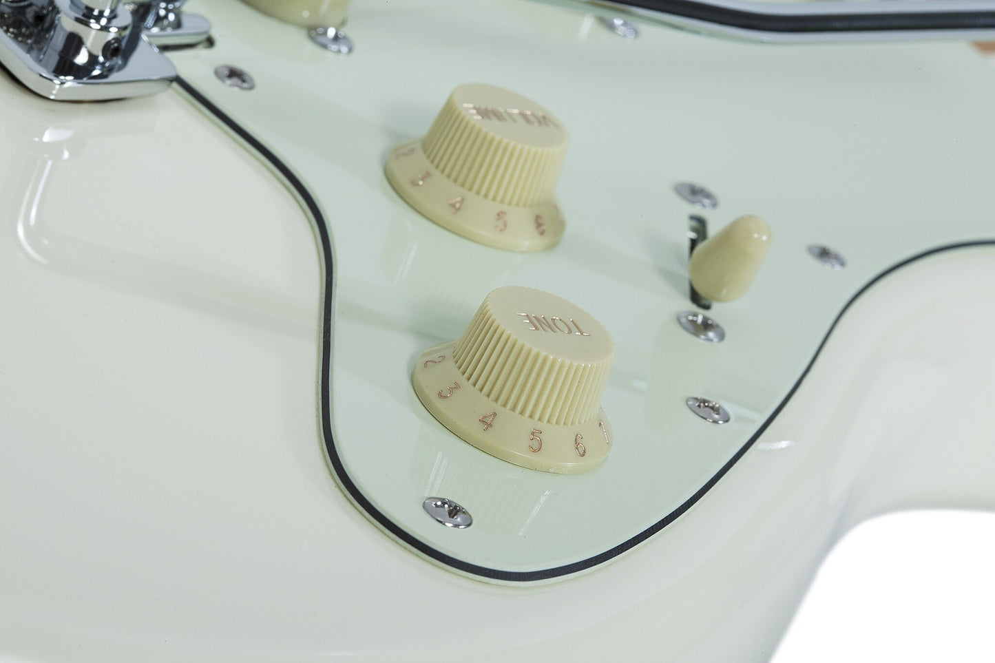 Schecter Nick Johnston Traditional S/S/S Electric Guitar, Atomic Snow (White), Diamond Series
