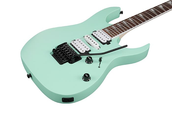 Ibanez RG470DX Electric Guitar, Seafoam Green Matte (SFM), New for 2024, Wizard III Neck