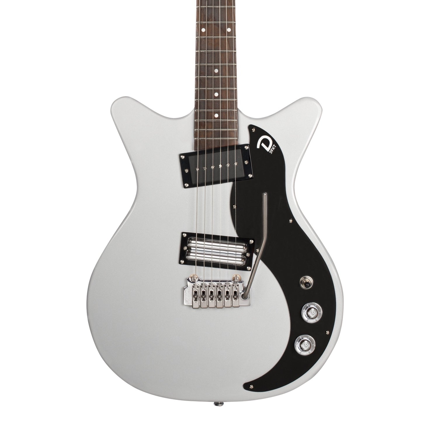 Danelectro 59XT - Silver with Wilkinson Tremolo