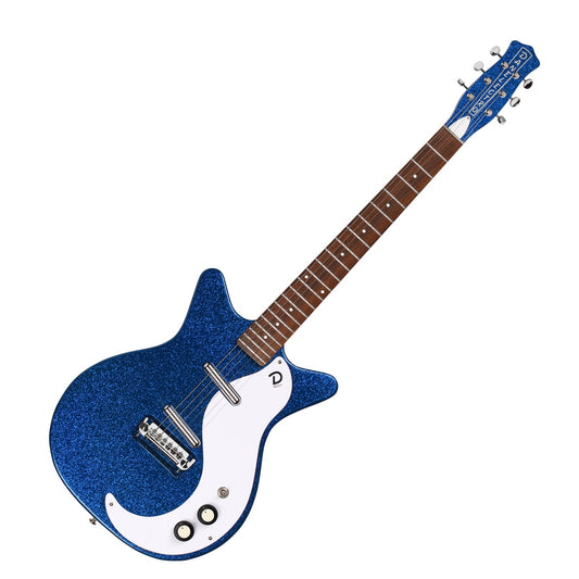 Danelectro 59 MOD NOS+ Deep Blue Metalflake Sparkle (60th Anniversary Special)