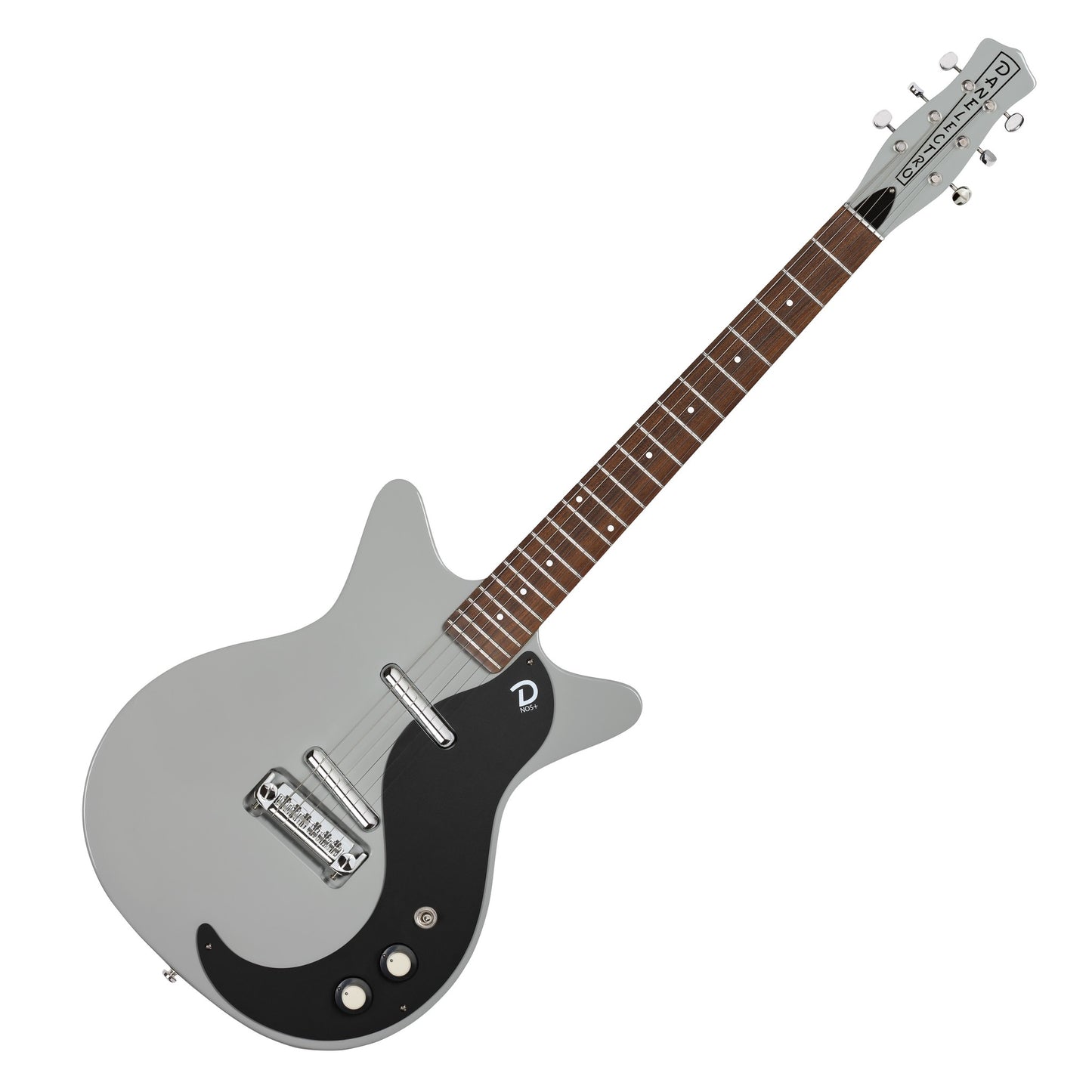 Danelectro 59M NOS Ice Gray with Black Pickguard