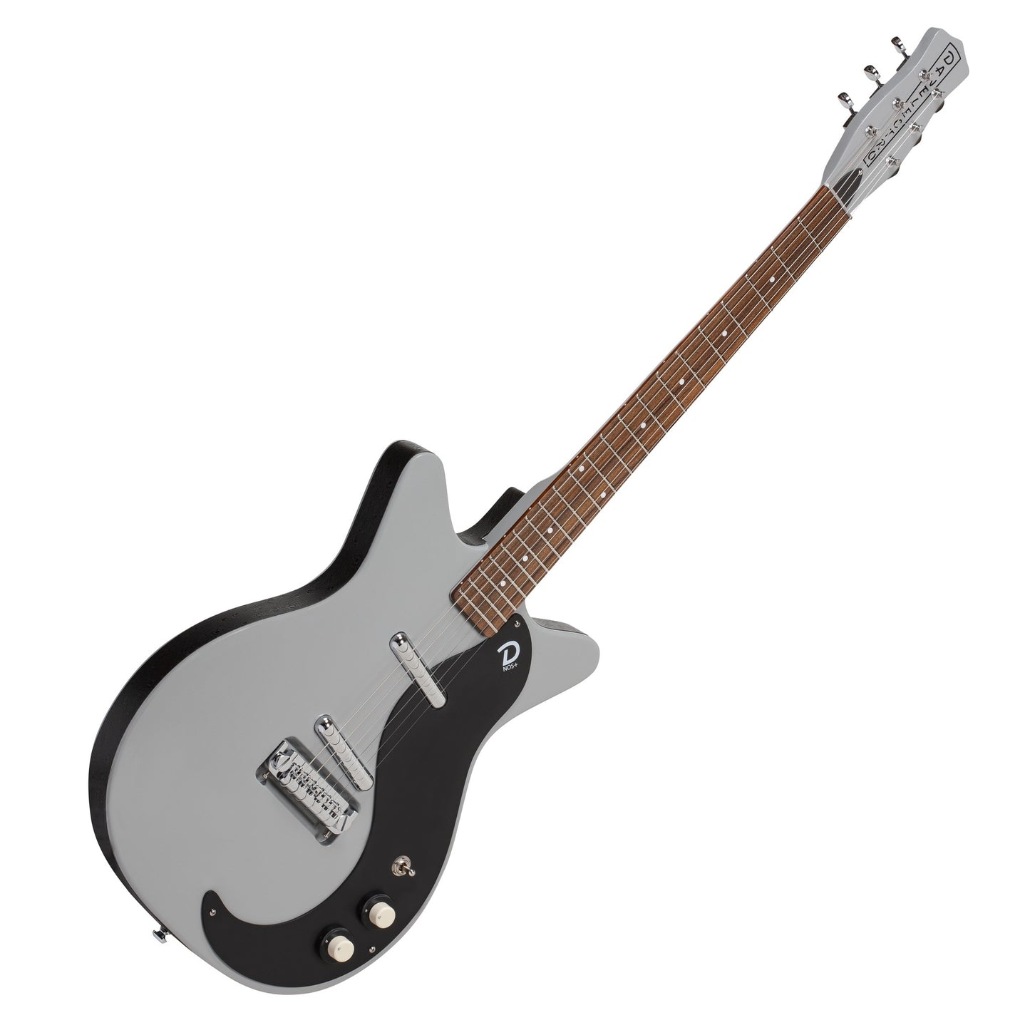 Danelectro 59M NOS Ice Gray with Black Pickguard