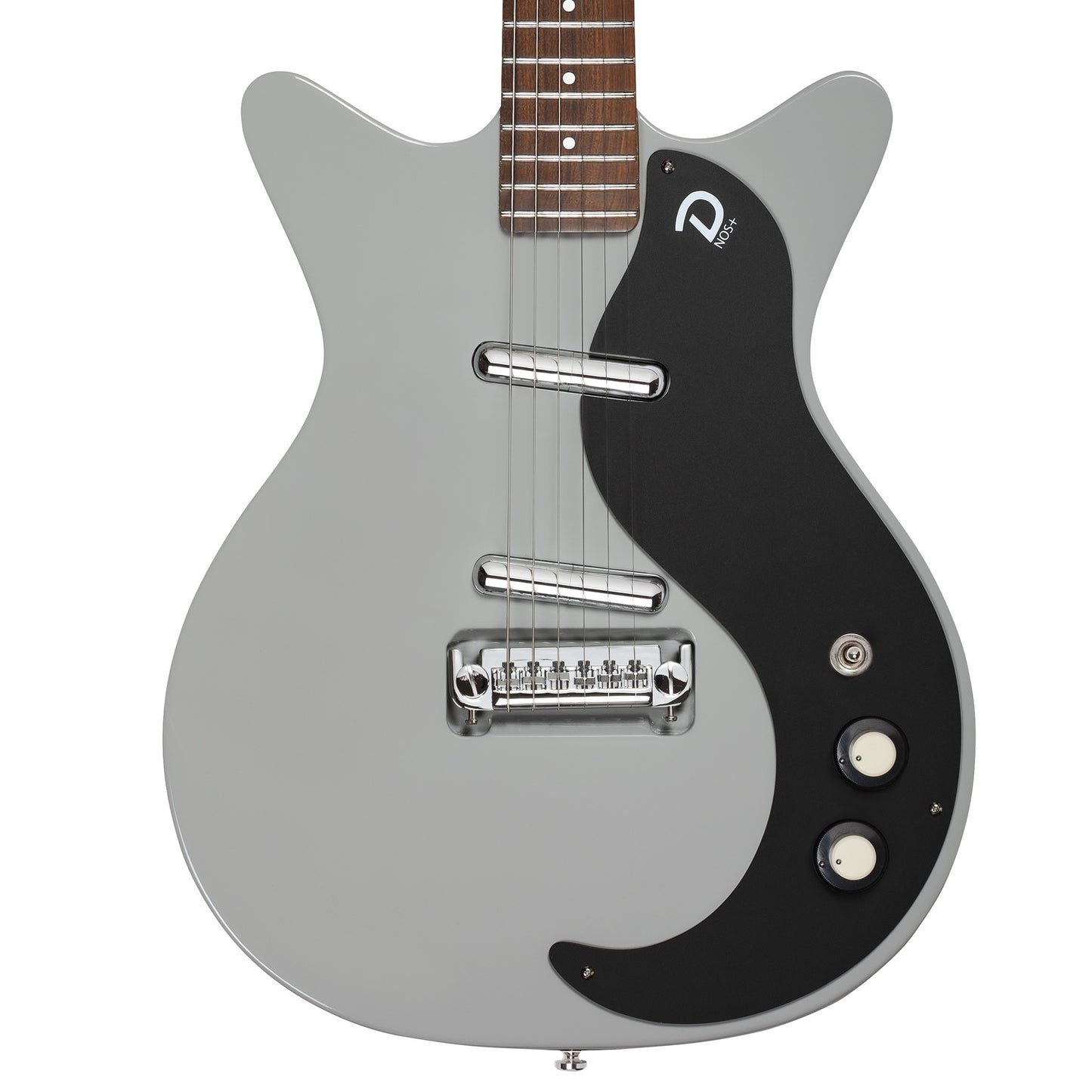 Danelectro 59M NOS Ice Gray with Black Pickguard