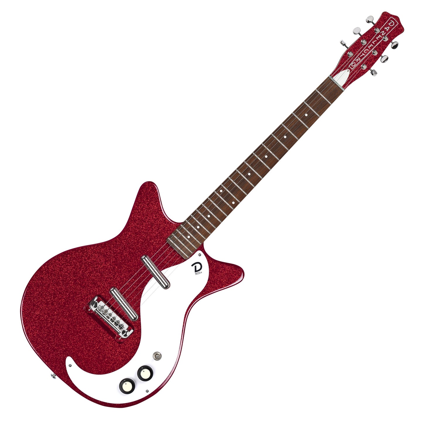 Danelectro 59 MOD NOS+ Red Metalflake Sparkle