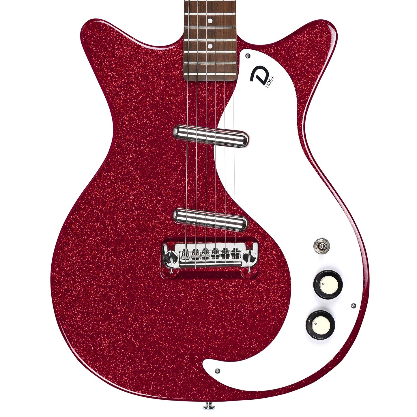 Danelectro 59 MOD NOS+ Red Metalflake Sparkle