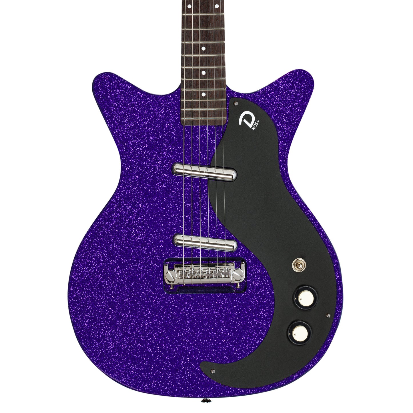 Danelectro 59 NOS+ Blackout Edition, Purple Metalflake (Sparkle)