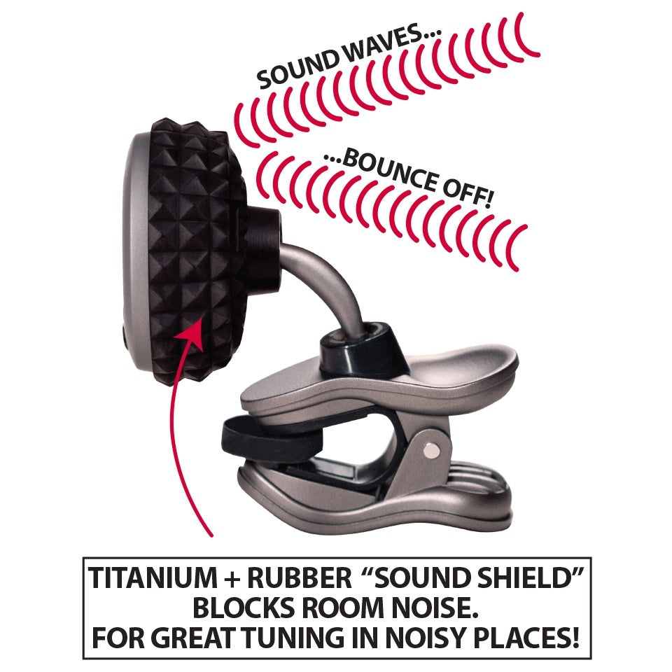 Snark ST-8 Titanium - Sound Shield Blocks Room Noise - Rechargeable