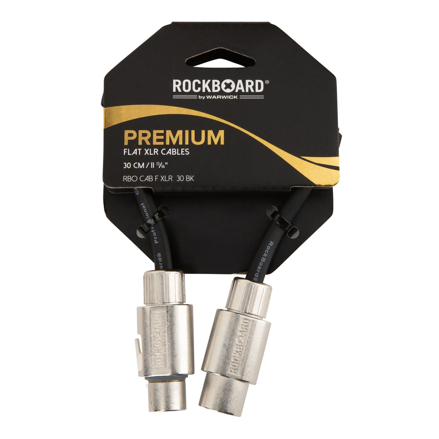 RockBoard Flat XLR Cable 30cm / 1ft