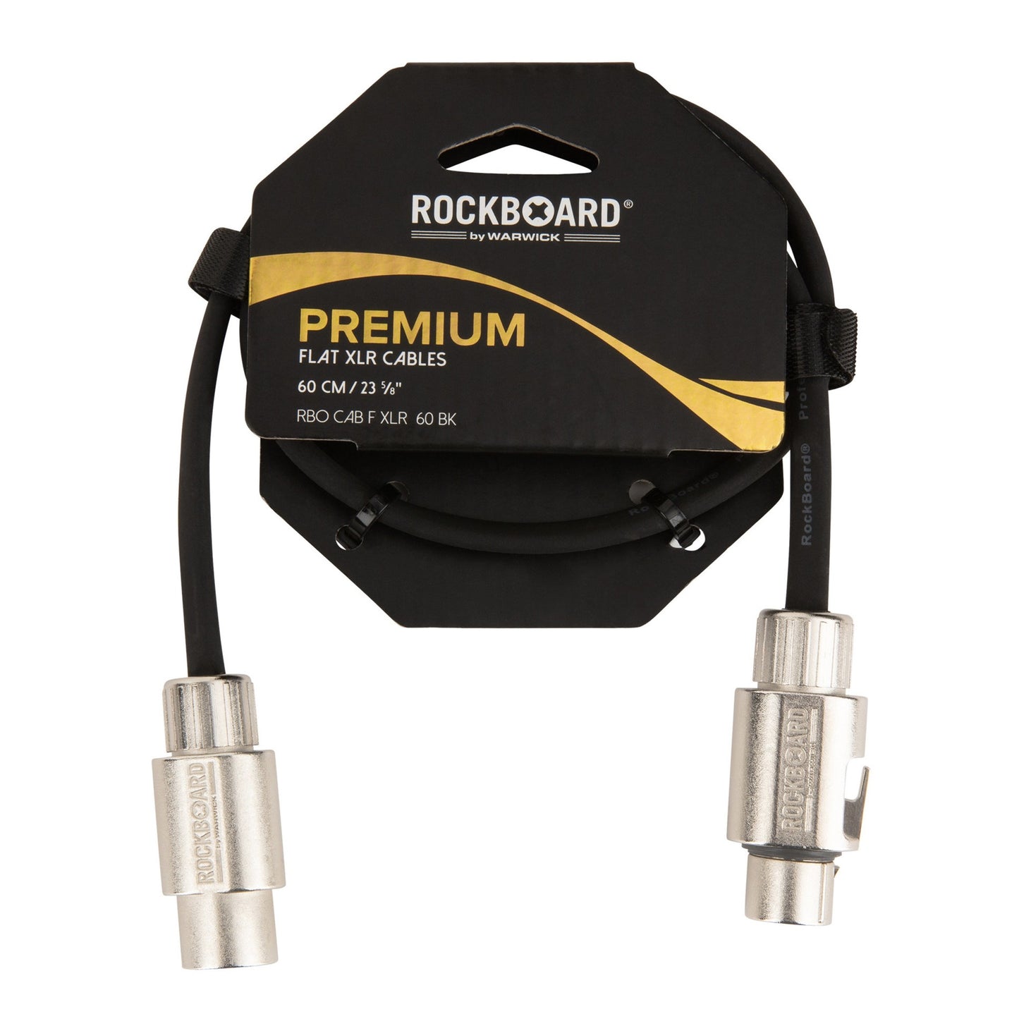 RockBoard Flat XLR Cable 60cm / 2ft