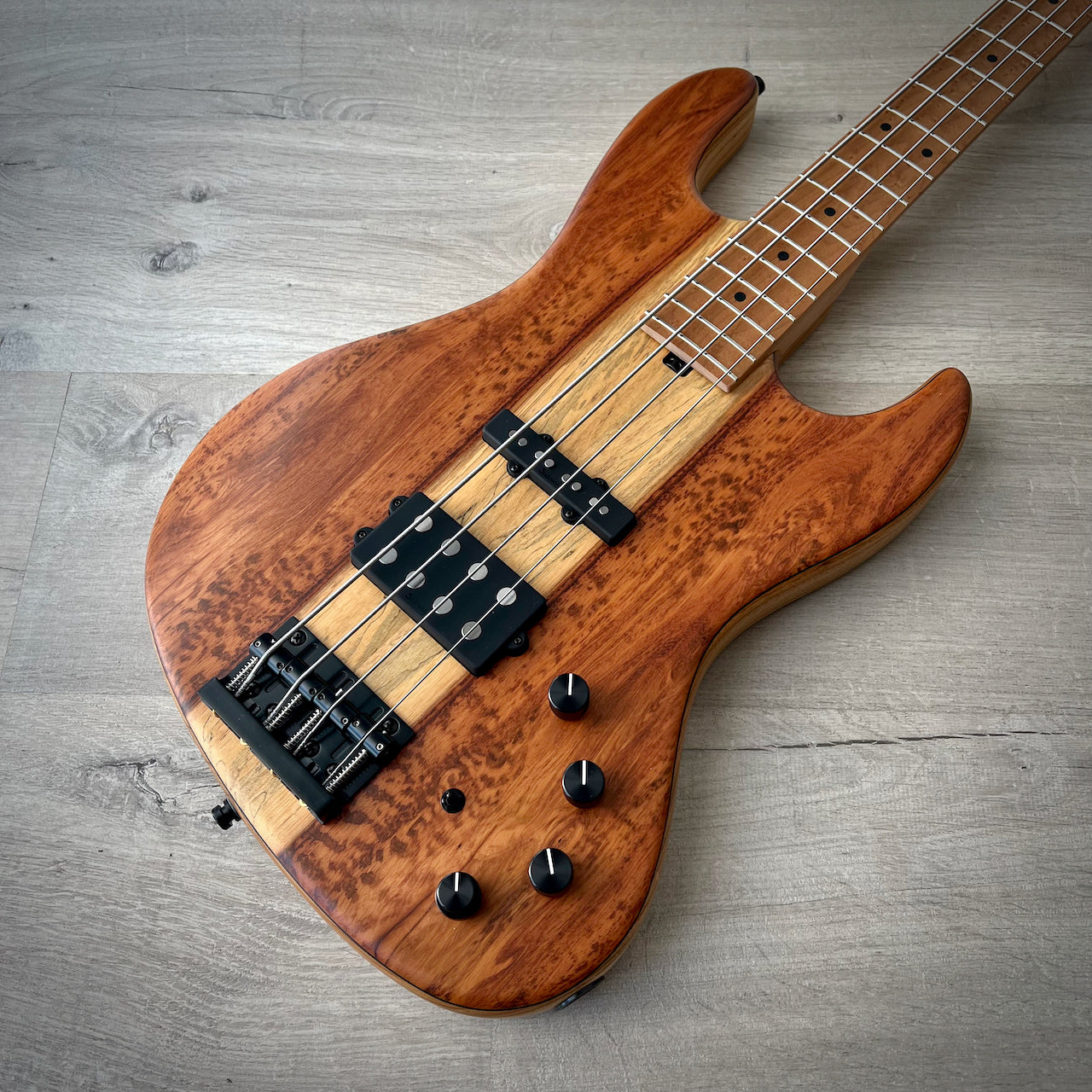Sadowsky MetroLine 2022 Limited 21-Fret MM Bass, Snakewood/Ash, Natural Transparent Satin (22/150)