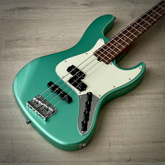 Sadowsky MetroExpress 21-Fret Hybrid PJ 4-String Bass, Sage Green Metallic High Polish, Morado Fretboard (Updated Model)