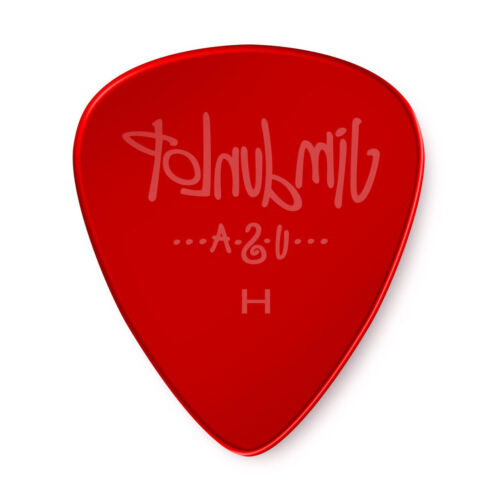 Dunlop Gels Red Heavy Picks (12-Pack), Vivid Translucent Polycarbonate