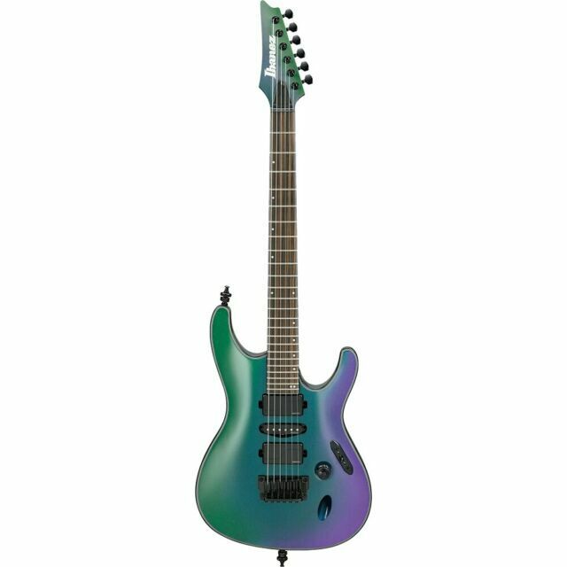 Ibanez Axion Label S671ALB Electric Guitar, Blue Chameleon (BCM, Green/Blue Polychrome) (2025 Model Closeout)