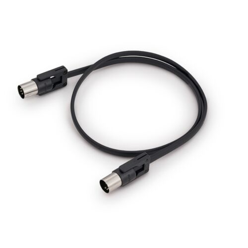 Rockboard FlaX Plug Flat MIDI Cable 60 cm (24 in), Black