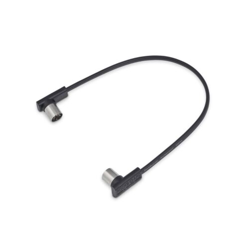 RockBoard Flat MIDI Cable 30 cm (12 in), Black