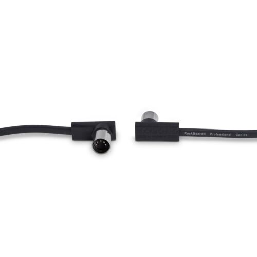 RockBoard Flat MIDI Cable 30 cm (12 in), Black