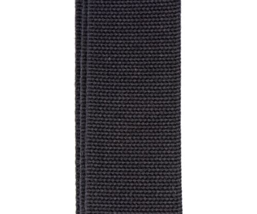 Reunion Blues RBS-29 Merino Wool 2" Wide Guitar Strap (Length 42"-60"), Black