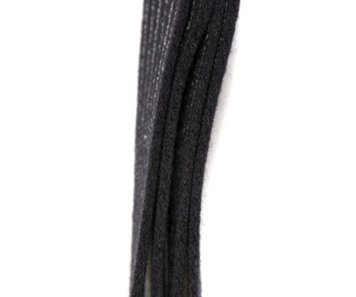 Reunion Blues RBS-28PS Merino Wool 2" Wide Guitar Strap (Length 42"-60"), Black with Pinstripes