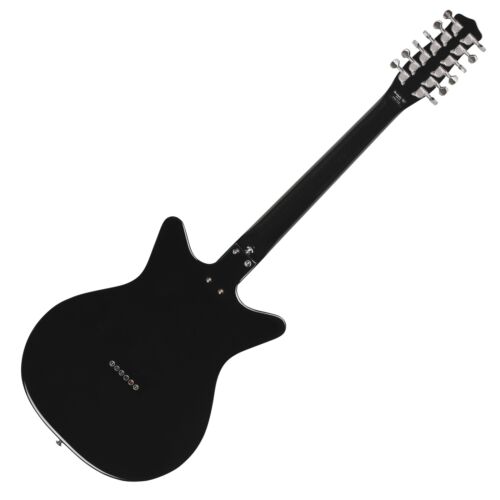 Danelectro 59X12, 12-String, Black with White Pickguard