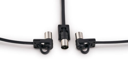 RockBoard FlaX Plug Flat MIDI Cable 500 cm (16 ft), Black