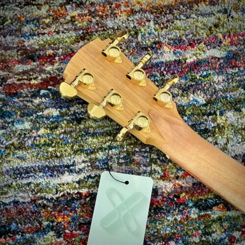 Cole Clark True Hybrid Thinline Acoustic-Electric Guitar, All AA Australian Blackwood, Cutaway, Balanced HSS, Natural