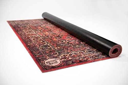 DRUMnBASE Vintage Persian Style Stage Rug Original Red 6' x 5.25'