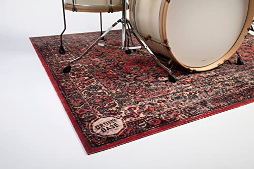 DRUMnBASE Vintage Persian Style Stage Rug Original Red 6' x 5.25'