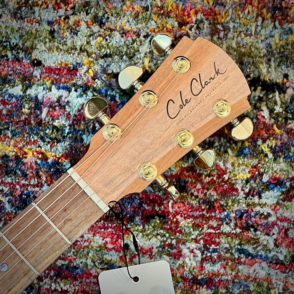 Cole Clark True Hybrid Thinline Acoustic-Electric Guitar, All AA Australian Blackwood, Cutaway, Balanced SSS