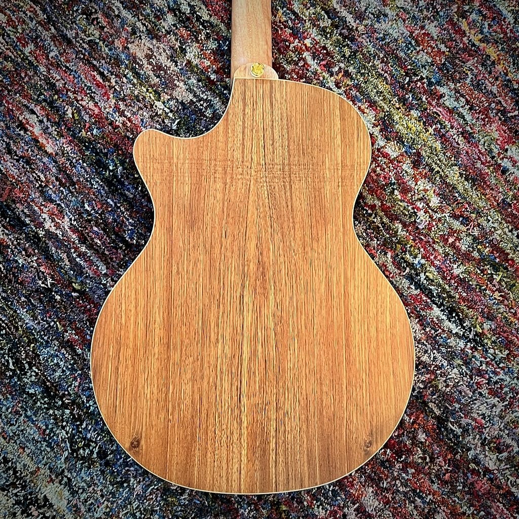 Cole Clark True Hybrid Thinline Acoustic-Electric Guitar, All AA Australian Blackwood, Cutaway, Balanced SSS