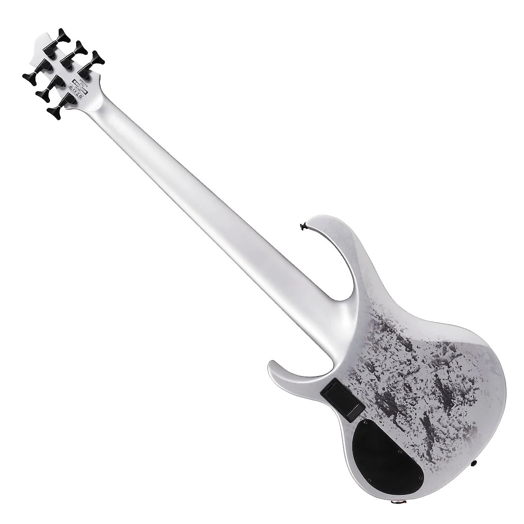 Ibanez 25th-anniversary BTB Standard 6-string Electric Bass Guitar - Silver Blizzard Matte (BTB25TH6SLM)