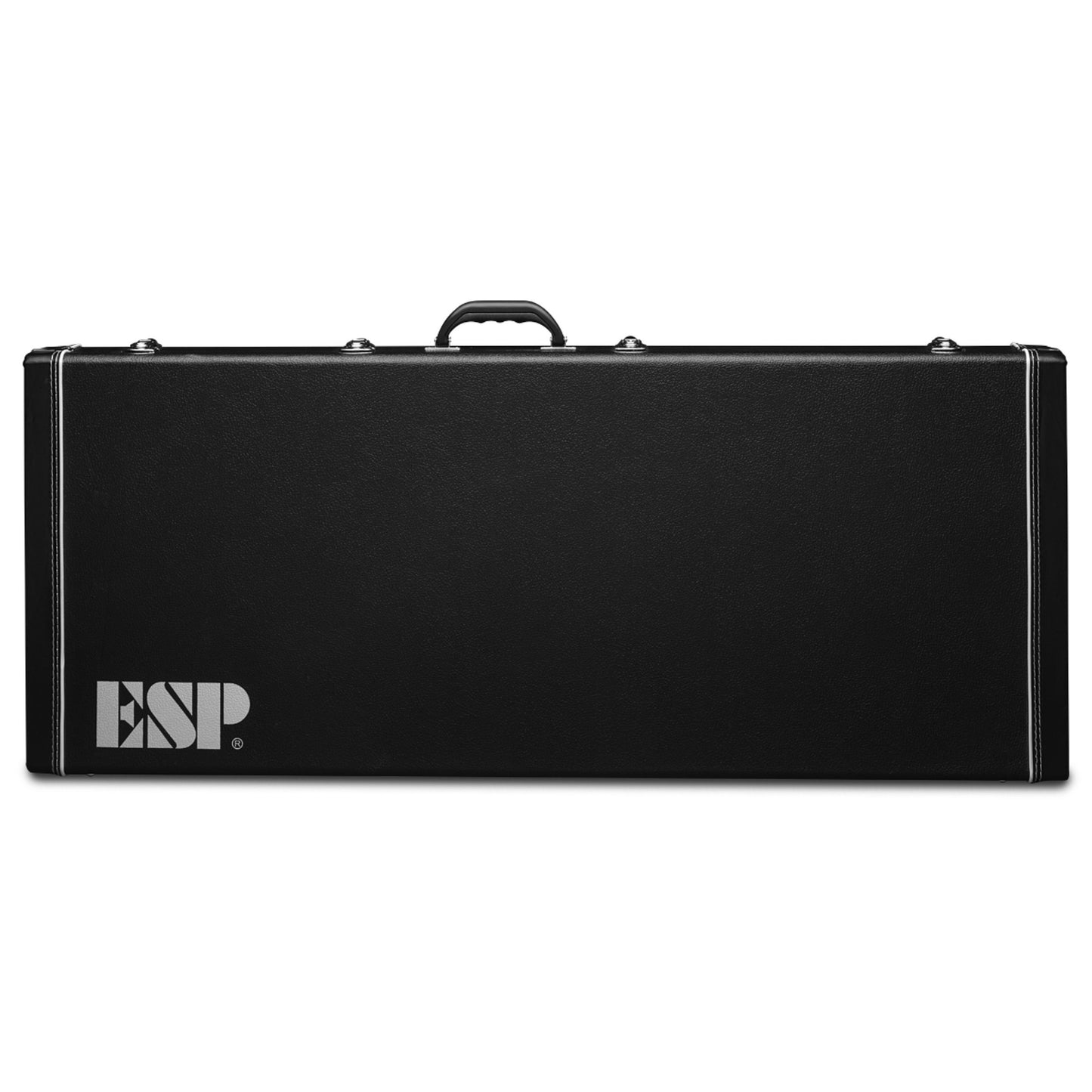 LTD (ESP) Deluxe Arrow-1000, Quilted Maple Charcoal Burst Satin with Form-Fit Hardshell Case