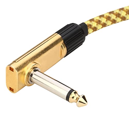 RockBoard Vintage Tweed Series Flat Patch Cable, 30cm, RBO CAB PC F 30 VT
