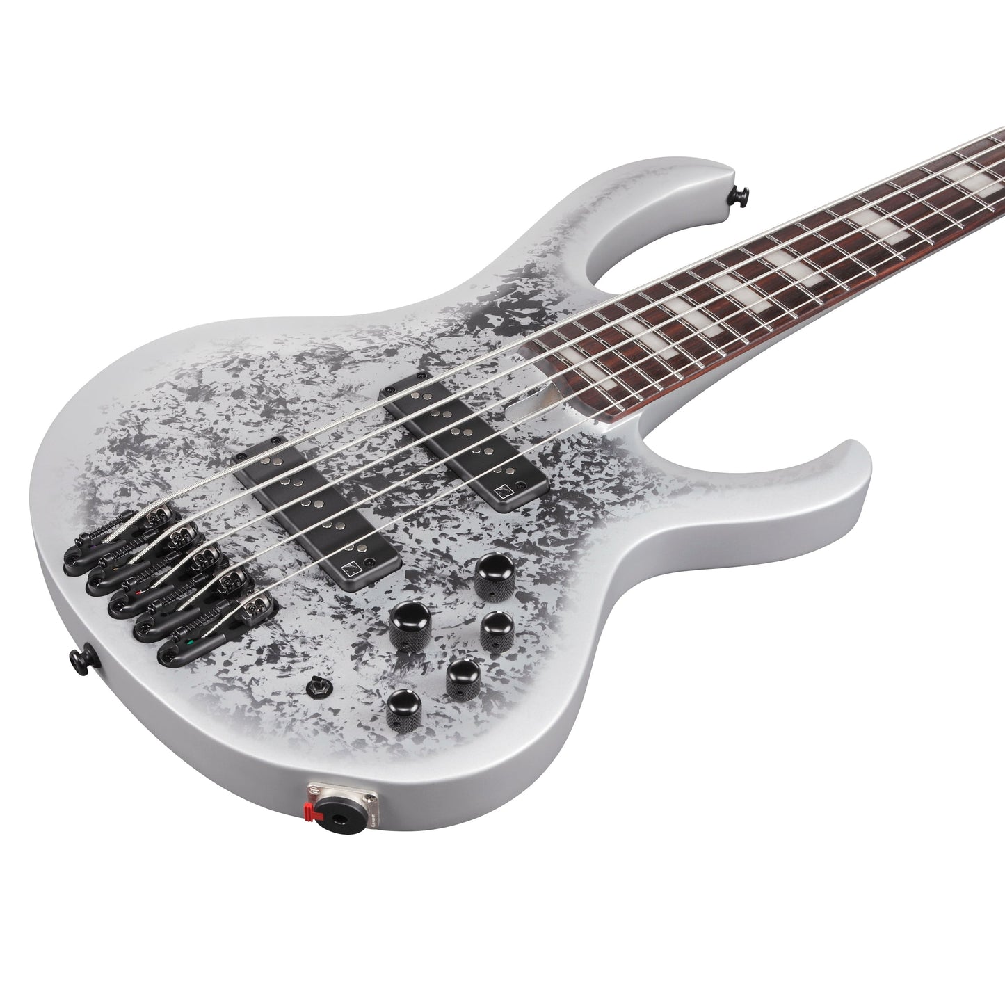 Ibanez 25th-anniversary BTB Standard 5-string Electric Bass Guitar - Silver Blizzard Matte (BTB25TH5-SLM)