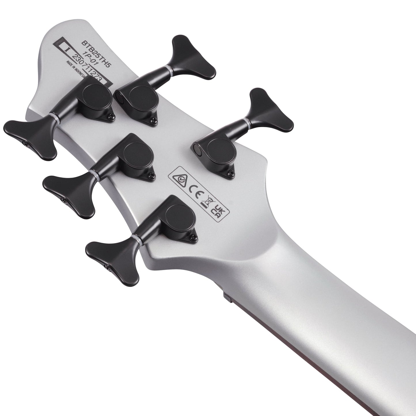 Ibanez 25th-anniversary BTB Standard 5-string Electric Bass Guitar - Silver Blizzard Matte (BTB25TH5-SLM)