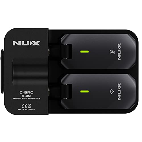 NUX C-5RC 5.8GHz Wireless Guitar System with Charging Case