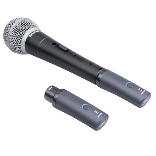 NUX B-3RC 2.4GHz Wireless Microphone System with Charging Case and Microphone