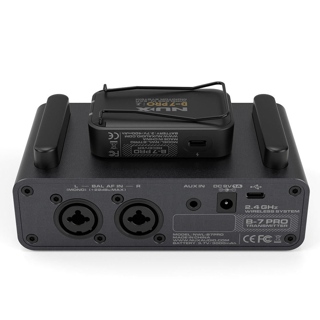 NUX B-7 Pro 2.4GHz Wireless Stereo In-Ear Monitor System