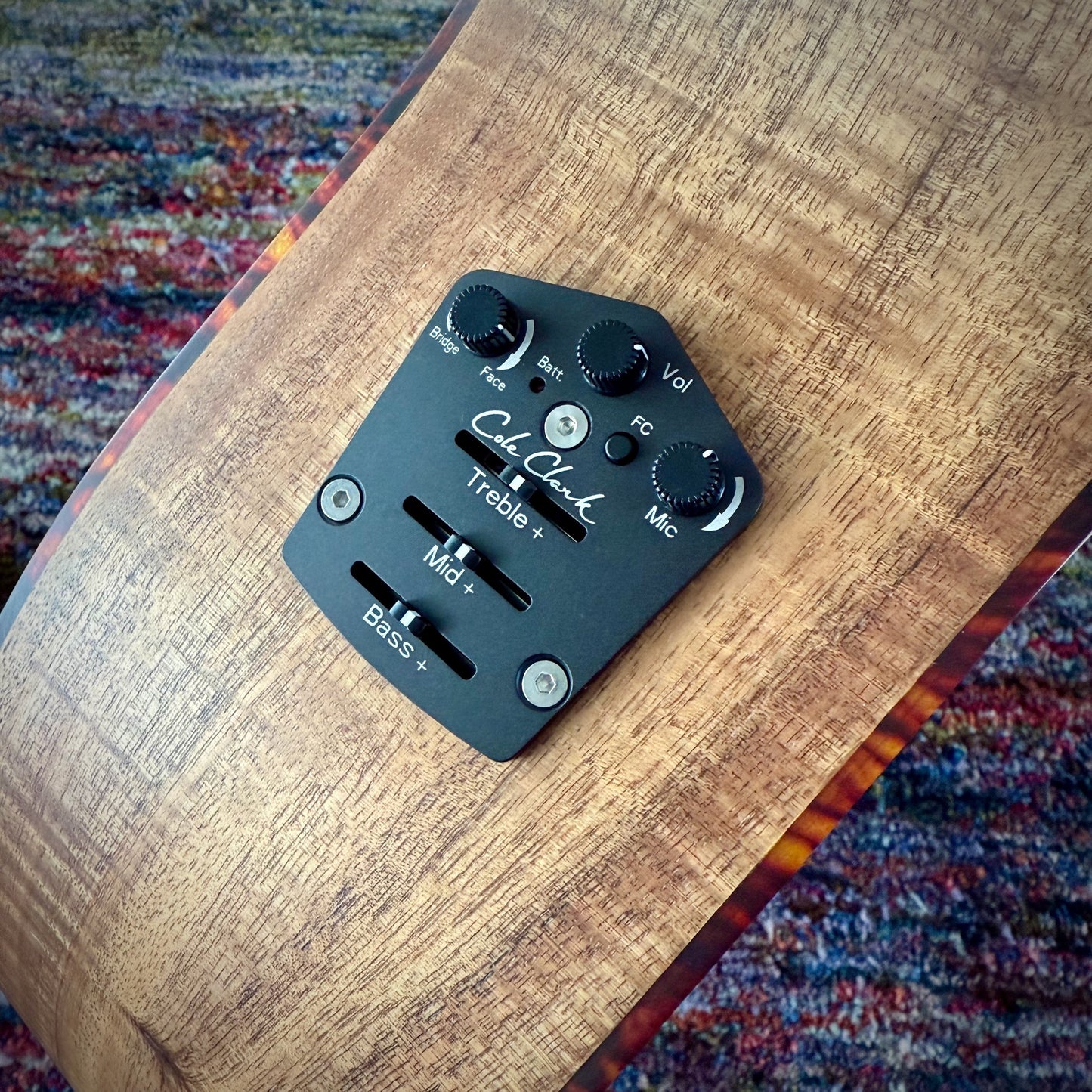 Cole Clark Studio Recording Grand Auditorium, Mastergrade Blackwood Face Back & Sides, Rosewood Fretboard & Bridge (CCSRANMGEC-BLBLR)