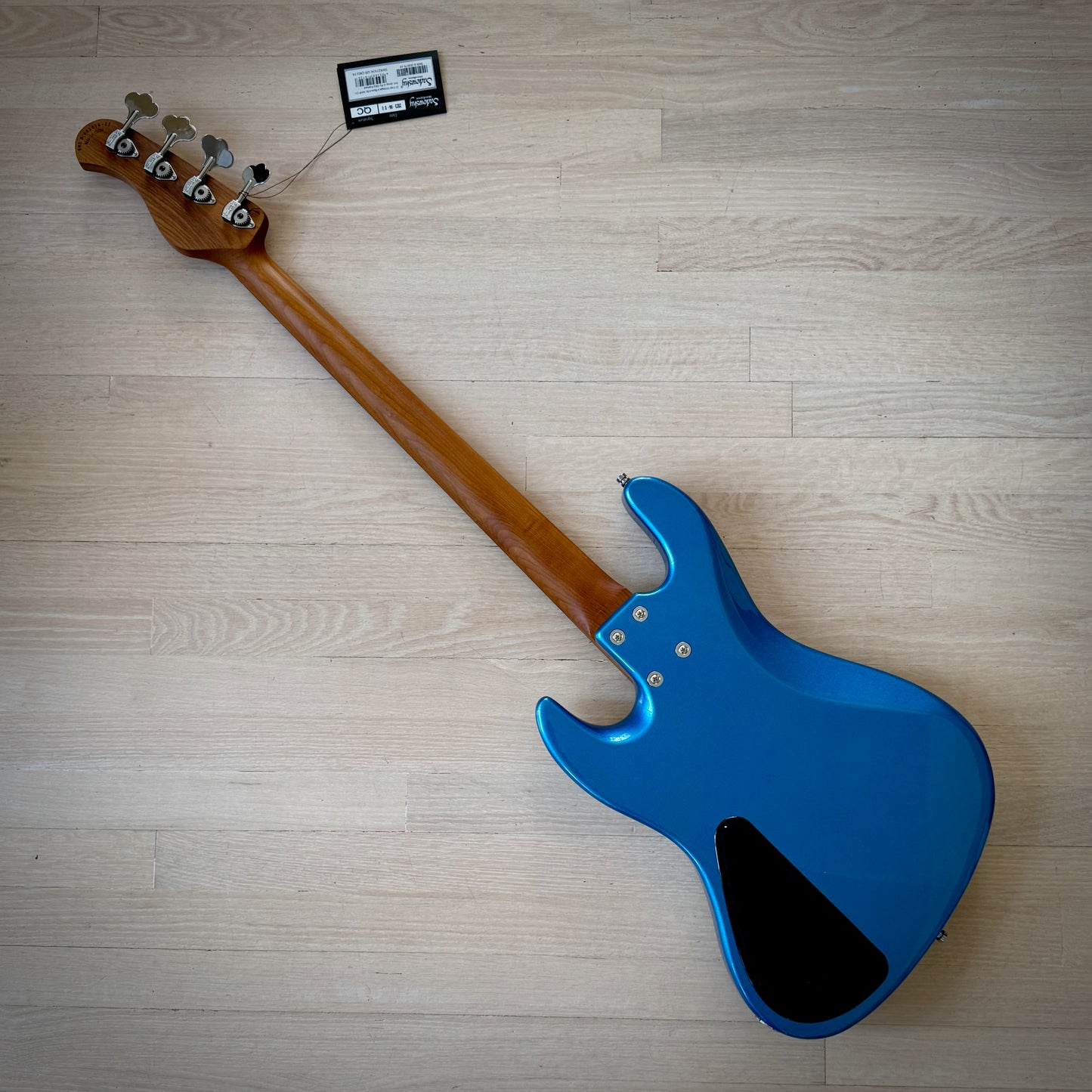 Sadowsky MetroExpress 21-Fret Vintage J/J Bass, Morado Fingerboard, 4-String - Solid Ocean Blue Metallic High Polish (SMX21VJ4 J2R OKU FR)