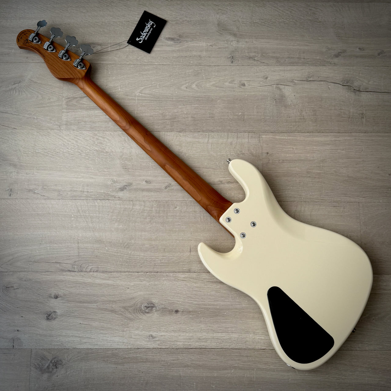 Sadowsky MetroExpress 21-Fret Verdine White Artist Line Bass, Morado Fingerboard, 4-String - Solid Olympic White High Polish (SMX21VW4 28R OKU FR)