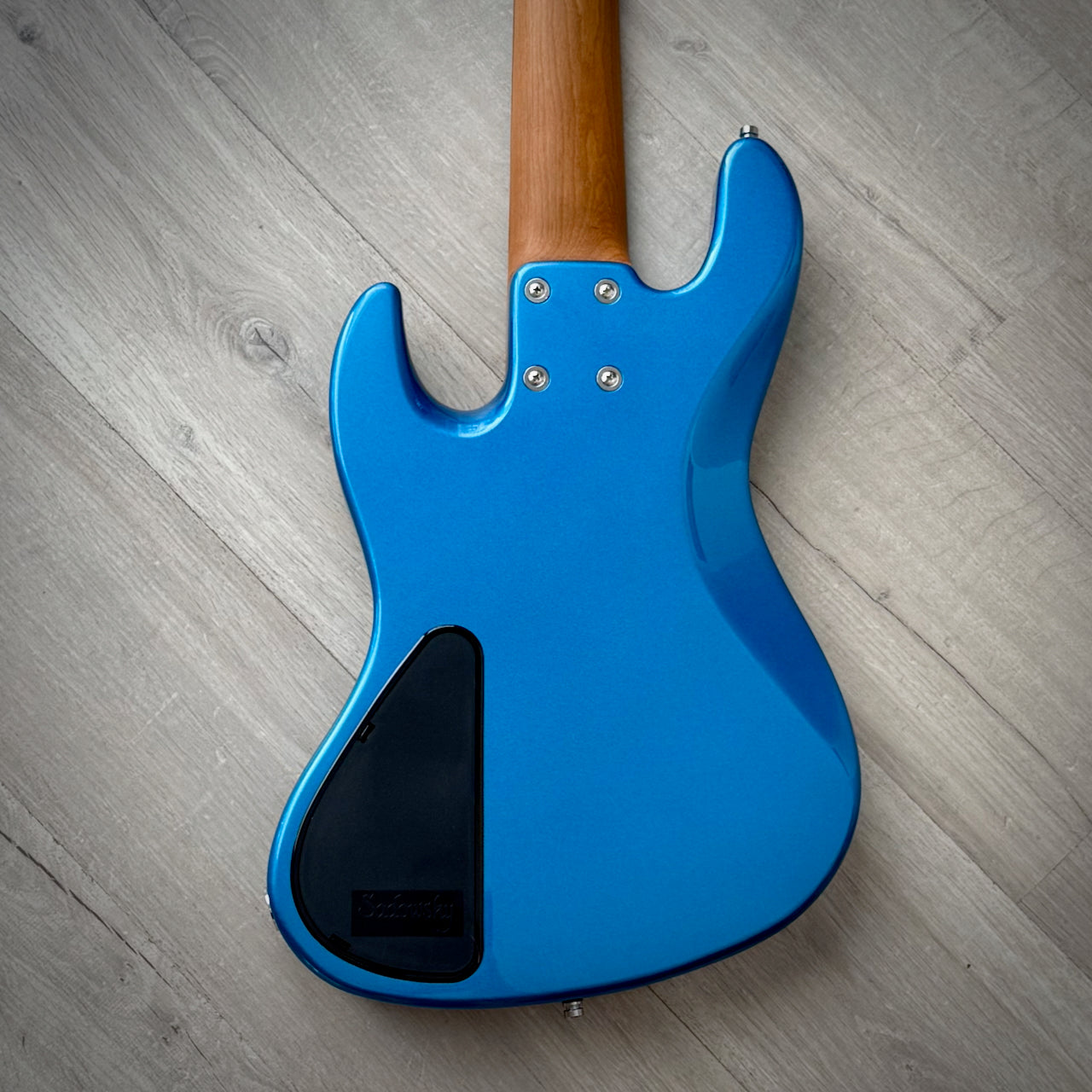 Sadowsky MetroExpress 21-Fret Hybrid P/J Bass, Morado Fingerboard, 5-String - Solid Ocean Blue Metallic High Polish (SMX21HP5 J2R OKU FR)