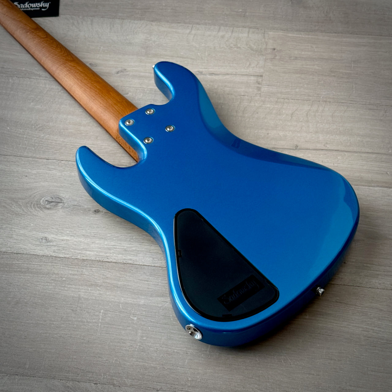 Sadowsky MetroExpress 21-Fret Hybrid P/J Bass, Morado Fingerboard, 5-String - Solid Ocean Blue Metallic High Polish (SMX21HP5 J2R OKU FR)