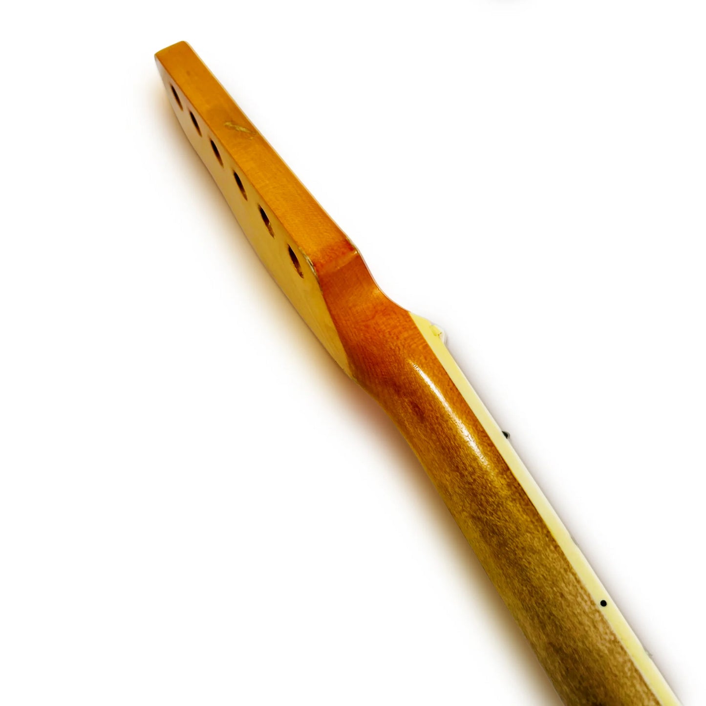 Sonic Angel T-12 Replacement Guitar Neck (Maple, Vintage Amber Finish, Heavy Aged Relic)