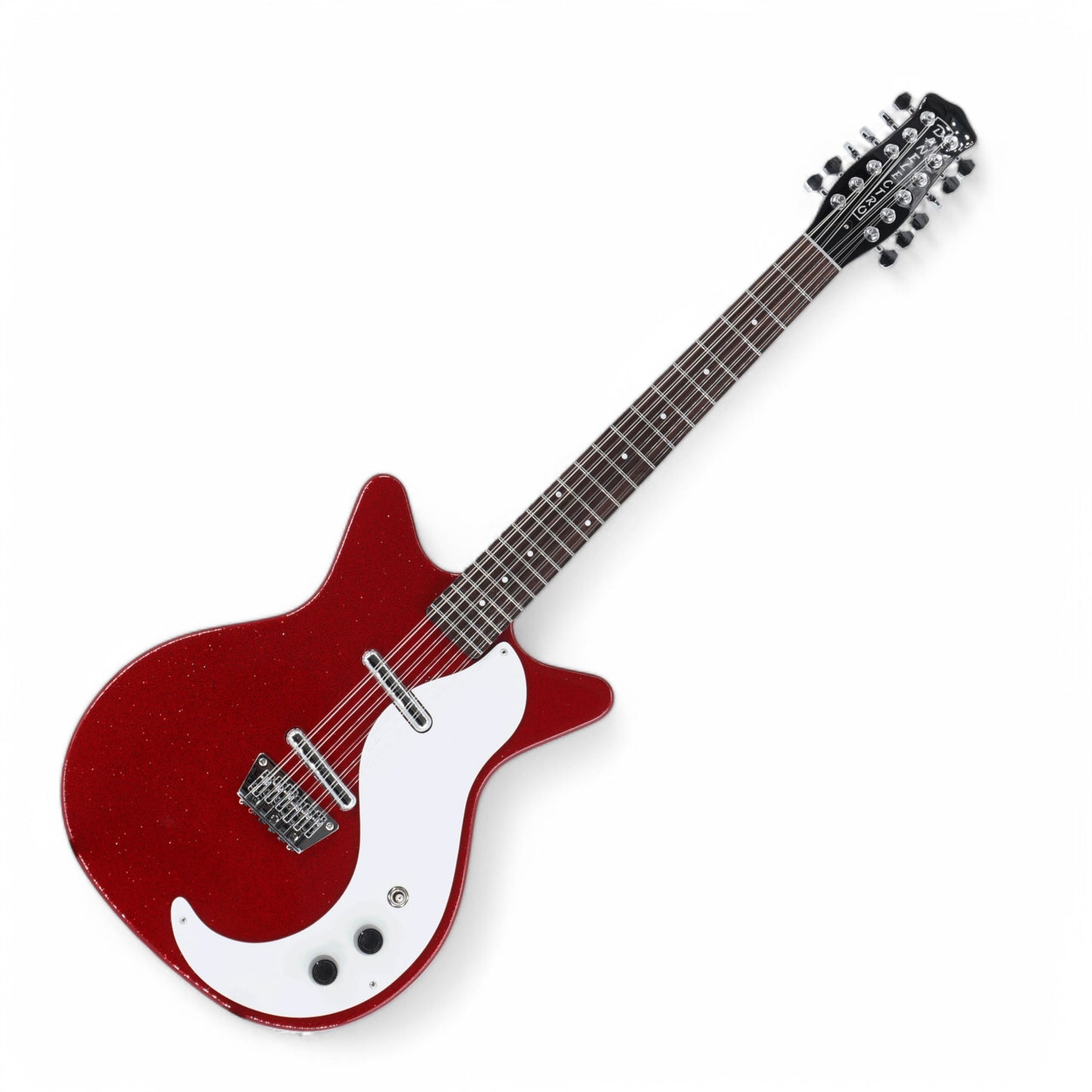 Danelectro 12SDC 12-String Electric Guitar, Red Metallic